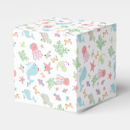Kawaii unter der Sea Baby Shower Neutral Pastel Geschenkschachtel