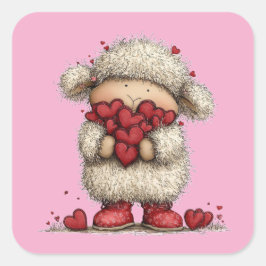 Kawaii Valentine Character 3 Inch Sticker – Cute L