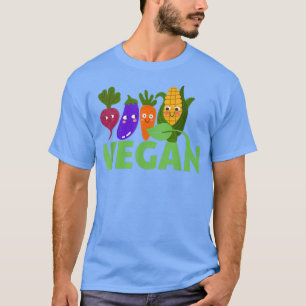 Kawaii Vegetables Pflanze basierend auf Ernährung T-Shirt