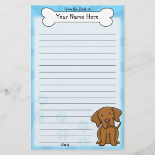 Kawaii-Vizsla-Stationierung Briefpapier
