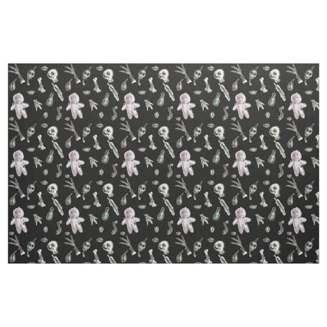 Kawaii-Voodoo-Wiederholmuster Stoff (Fat Quarter (45,7 x 55,9 cm))