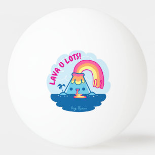 Kawaii Vulkan Tischtennisball
