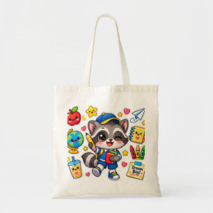 Kawaii Waschbär-Rucksack für den Schulbeginn Tragetasche