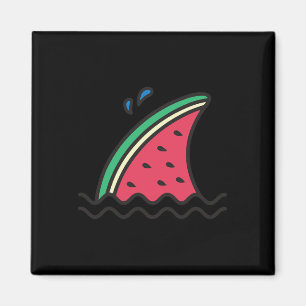 Kawaii Wassermelone Haiflossen Lustige Familie Som Magnet
