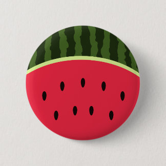 Kawaii Wassermelone-runder Knopf Button