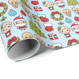 Kawaii Weihnachten Geschenkpapier