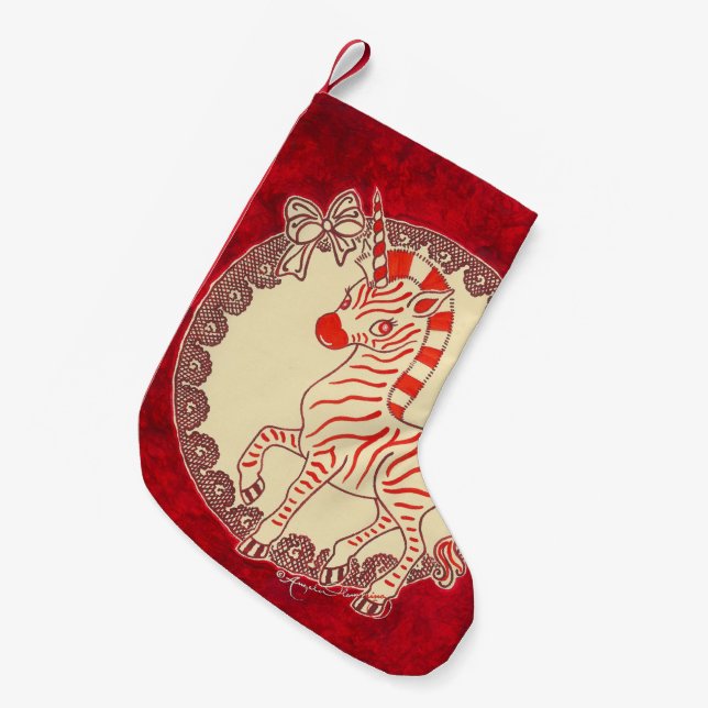 Kawaii WeihnachtsSchneemann Kleiner Weihnachtsstrumpf (Vorderansicht (hängend))