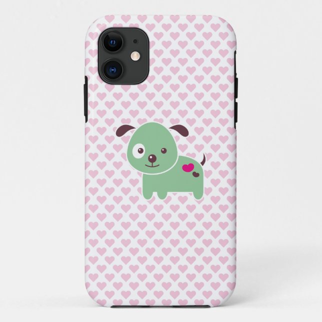 Kawaii Welpe Case-Mate iPhone Hülle (Rückseite)