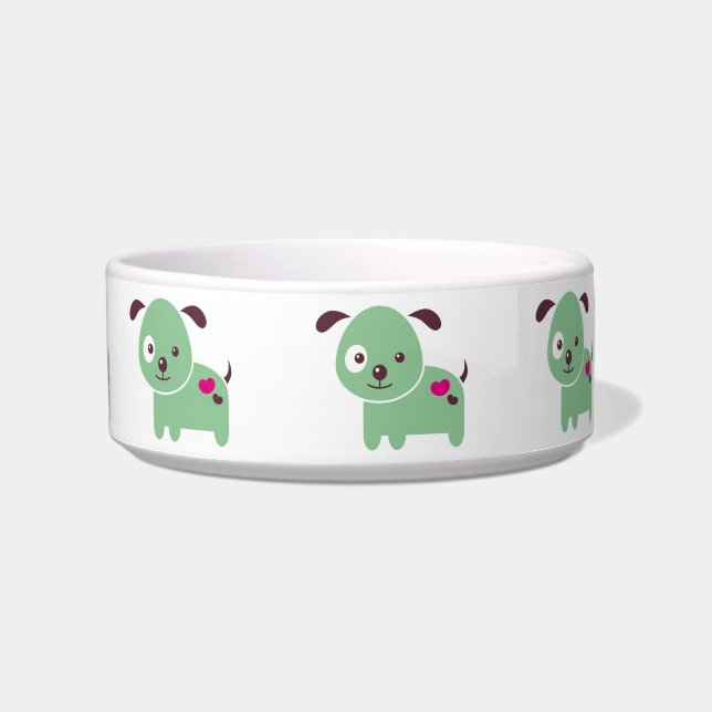 Kawaii Welpe Napf (Vorderseite)