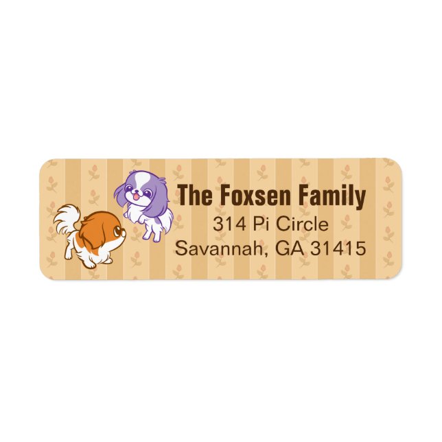 Kawaii Welppies Frolcking Japanischer Chin (Vorne)