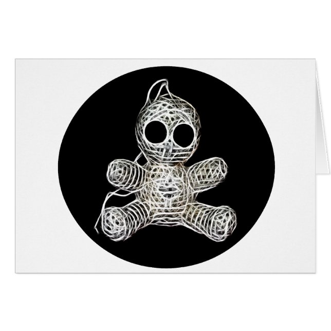 Kawaii White Voodoo Doll Funny Magic Toy (Vorderseite (Horizontal))