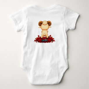 Kawaii Widder Zodiac Neos Baby Strampler