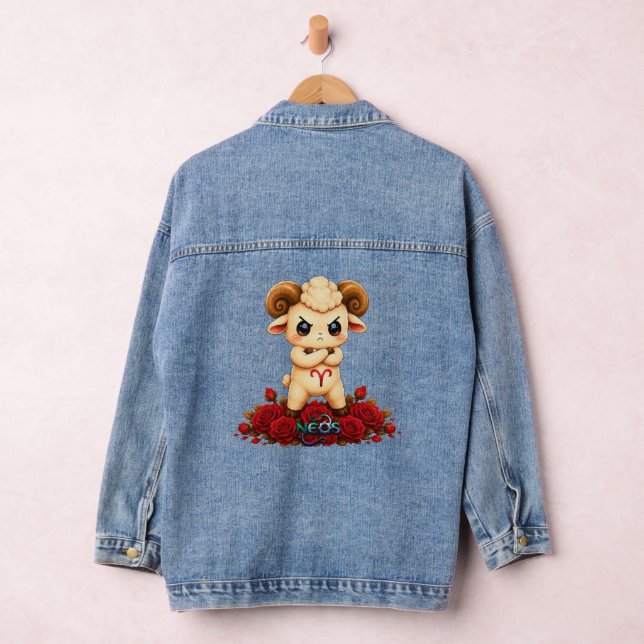 Kawaii Widder Zodiac Neos Jeansjacke (Hangar)