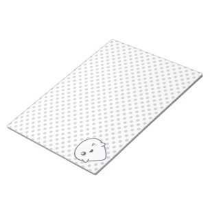 Kawaii Winking Ghost Notepad Notizblock