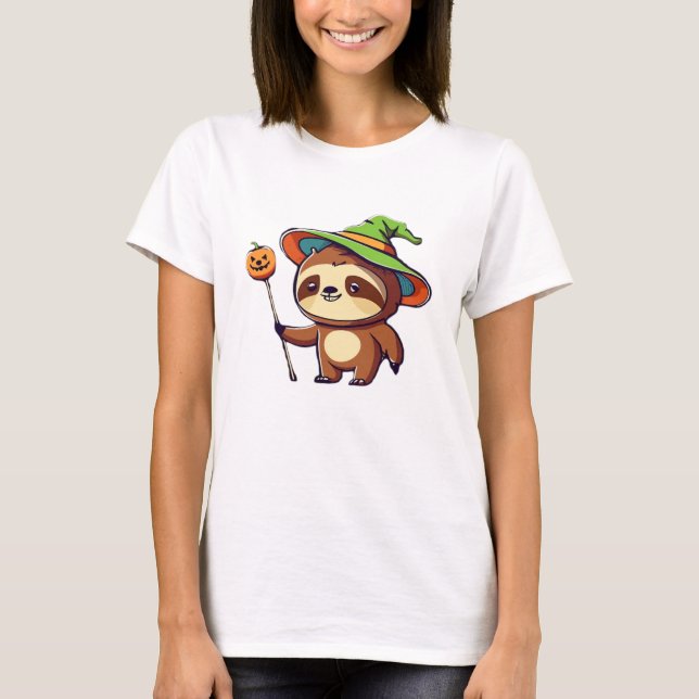kawaii witch sloth Classic T-Shirt (Vorderseite)