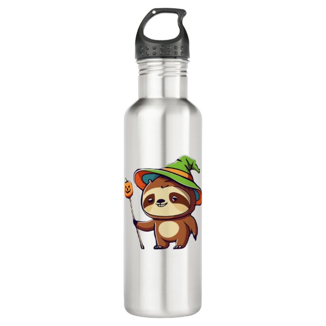 kawaii witch sloth Classic T-Shirt Edelstahlflasche (Vorderseite)