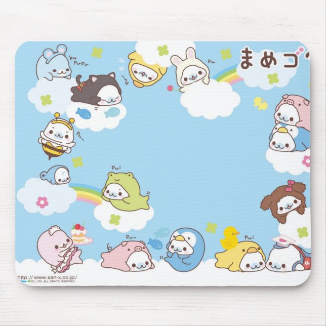 Kawaii Wolke Mousepad (Vorne)