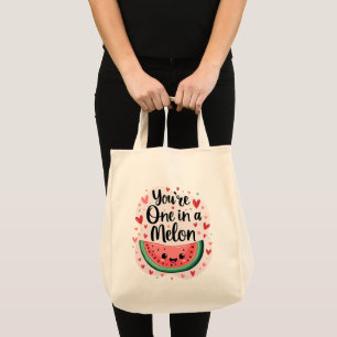 Kawaii "You're One in a Melon" Süße Wassermelonen- Tragetasche
