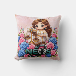 Kawaii Zodiac Neos Waage Kissen