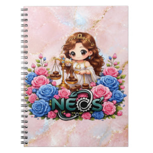 Kawaii Zodiac Neos Waage Notizblock