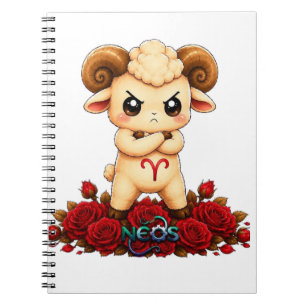 Kawaii Zodiac Neos Widder Notizblock
