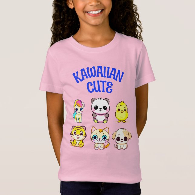 Kawaiian Niedlich Style T-Shirt (Vorderseite)