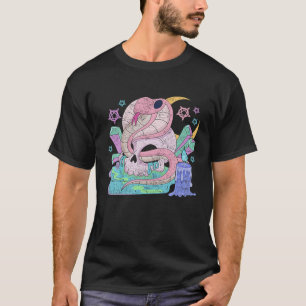Kawaiii Snake Anime Animal Pagan Occult Japanisch  T-Shirt