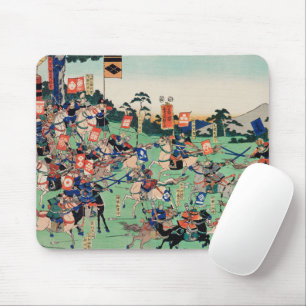 Kawanakajima no Kassen by Utagawa Kuniyoshi Mousepad