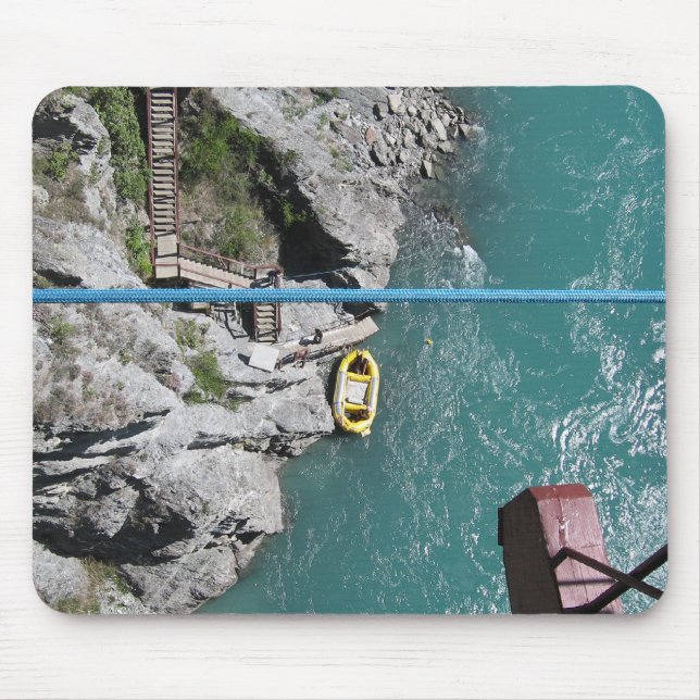 Kawarau Bridge Bungy POV, Queenstown, Neuseeland Mousepad (Vorne)
