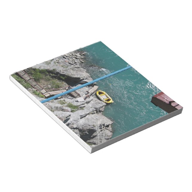 Kawarau Bridge Bungy POV, Queenstown, Neuseeland Notizblock (angewinkelt)