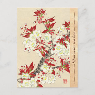 Kawarazaki Shodo Blumenkalender von Japan Postkarte