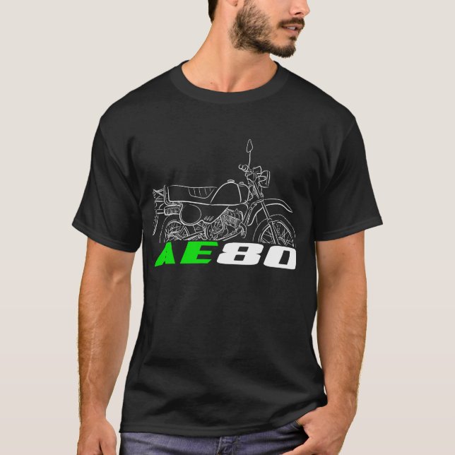 Kawasaki AE80 1981-1986 T-Shirt (Vorderseite)