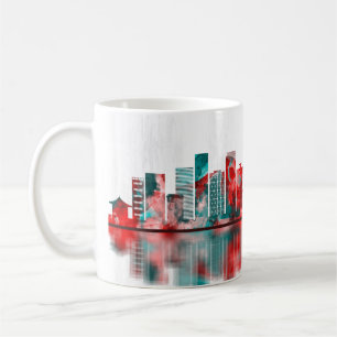 Kawasaki Japan Skyline Kaffeetasse