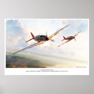 Kawasaki Ki-61 Poster