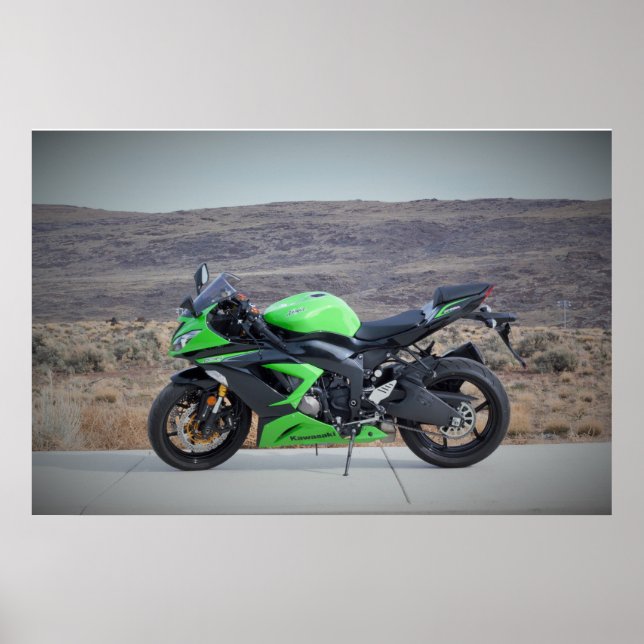 Kawasaki Ninja 636 Poster (Vorne)