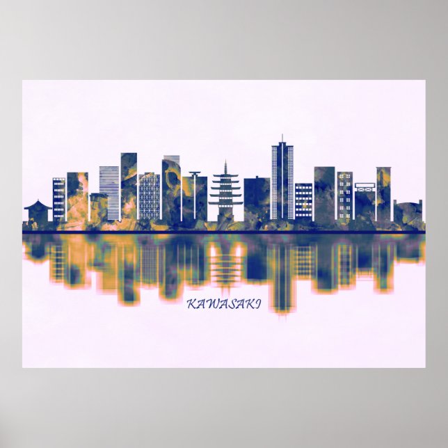 Kawasaki Skyline Poster (Vorne)