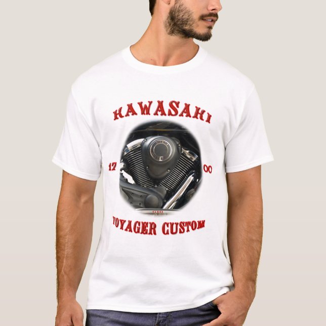 KawasakiVN Voyager-Gewohnheit 1700 T-Shirt (Vorderseite)