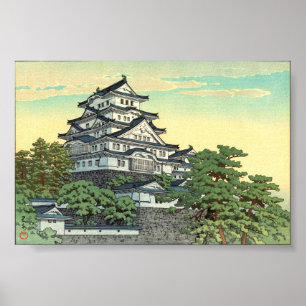 Kawase Hasui Pacific Transport Lines Himeji Castle Poster