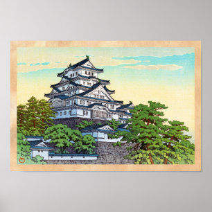 Kawase Hasui pazifische Transport-Linien Poster