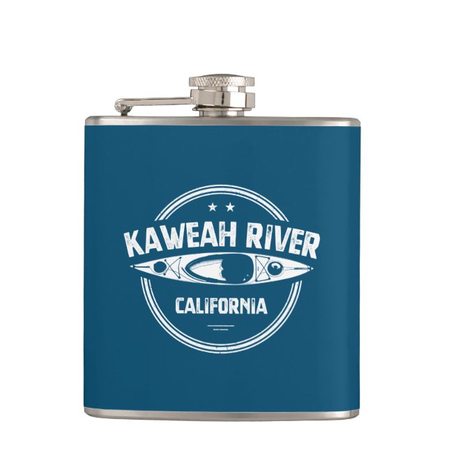 Kaweah River California Kayaking Flachmann (Vorderseite)