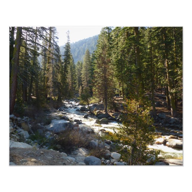 Kaweah River im Sequoia-Nationalpark Fotodruck (Vorne)