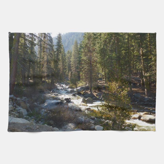 Kaweah River im Sequoia-Nationalpark Geschirrtuch (Horizontal)