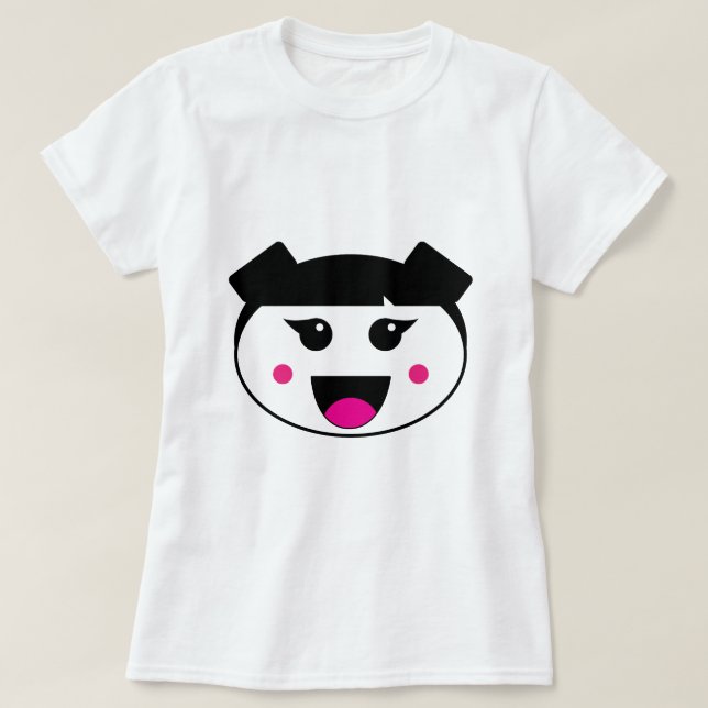 Kawii Mädchen T-Shirt (Design vorne)