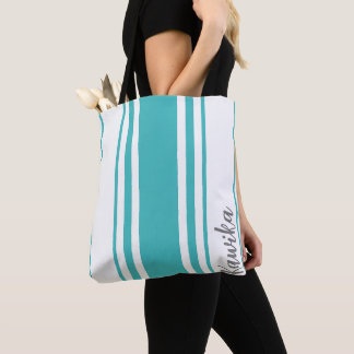 Kawika Minimalistisch Stripes Monogramm Tasche
