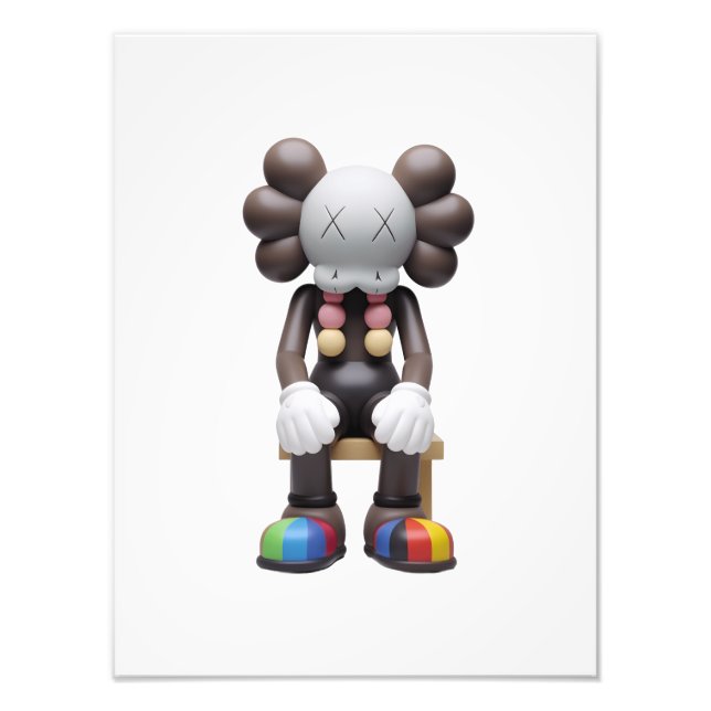 Kaws auf Erholung Foto Print - Hochwertiger Druck (Vorne)