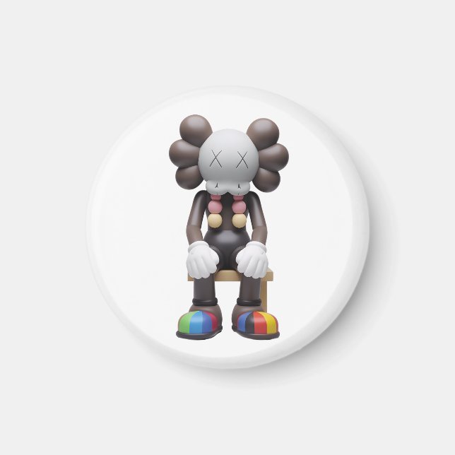 KAWS im Magnet Erholung - Einzigartige Magnetkunst (Vorne)