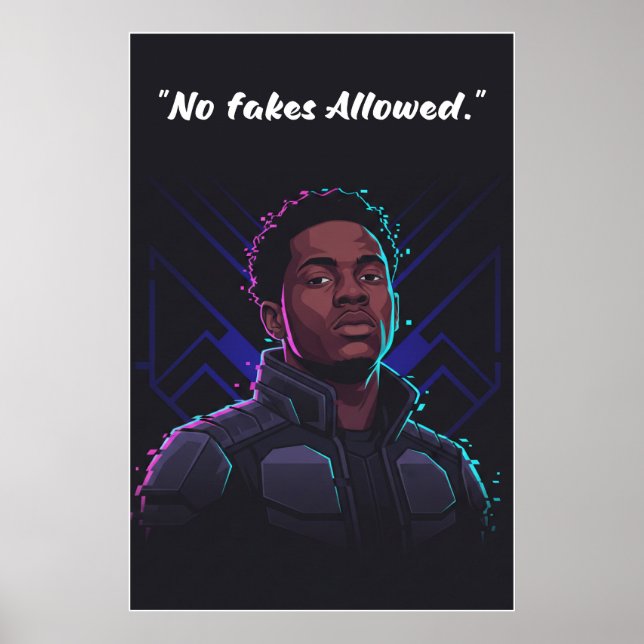 Kay Flock Poster – No Fakes Allowed (Vorne)