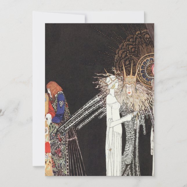 Kay Nielsen östlich der Sonne und westlich des Mon Einladung (Vorderseite)