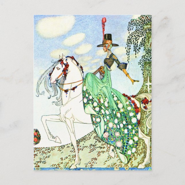 Kay Nielsens Märchenprinzessin Minotte Postkarte (Vorderseite)