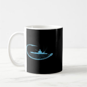 Kayak-Angler Angelhaken Grafik Kayaker Angeln Kaffeetasse